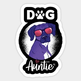 Dog Auntie Sticker